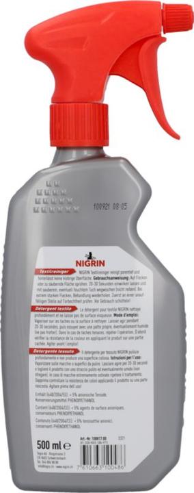 Image du produit Nigrin Nettoyant pour textiles (500 ml)