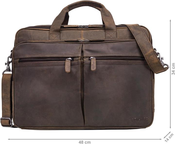 Produktbild Stilord Gigantus Aktentasche mit Laptopfach (19")