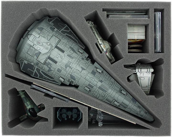 Produktbild Feldherr LBXL01 - Lagerbox DSLB150 für Star Wars X-Wing - Grosse Flotte des Imperiums (Schaumstoff)