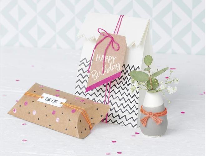 Produktbild Heyda Geschenkschachtel 90 x 125 mm 6 Stück, Nature (Geschenkbox, 6 x)