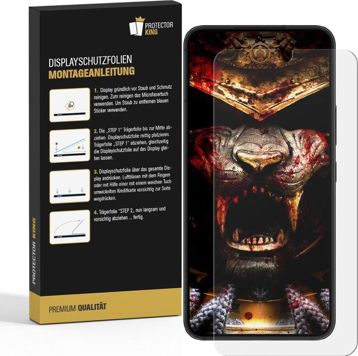 Actual product image Protectorking 3x 9H Panzerglas flexibel HD Klar (3 Piece, Samsung Galaxy S23+)