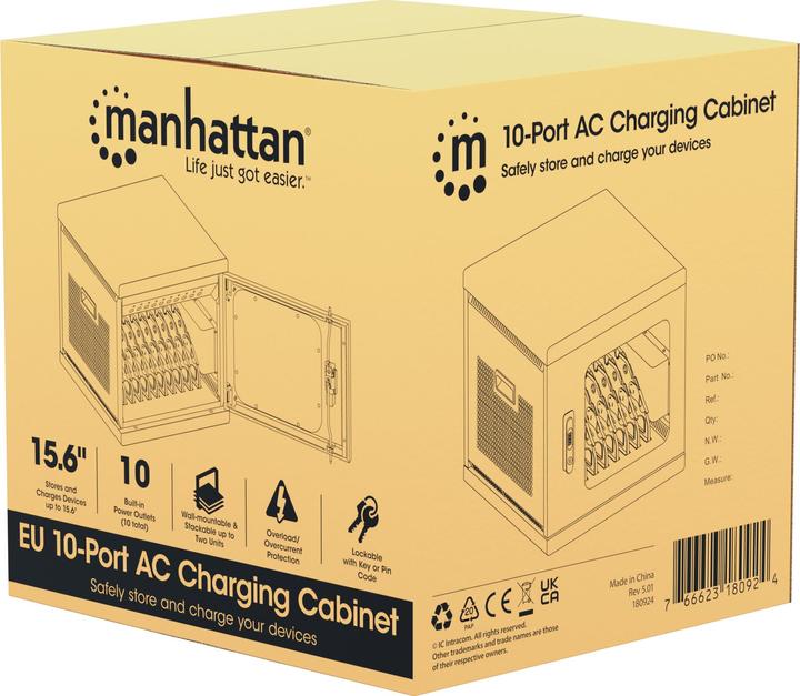 Image du produit Manhattan Armoire de charge avec 10 prises de courant