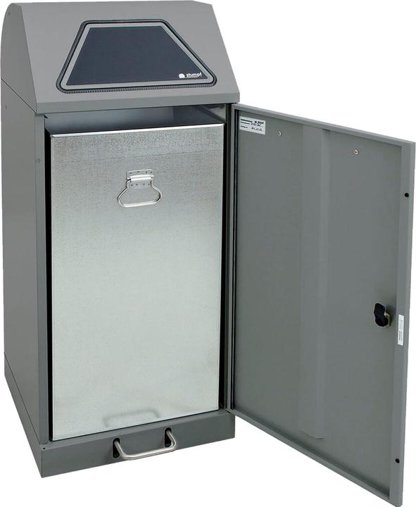 Actual product image kaiserkraft Recyclable waste collector system, foot-operated access flap (120 l)