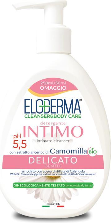 Actual product image Eloderma Intimseife Delicato (250 ml, Intimate washing lotion)