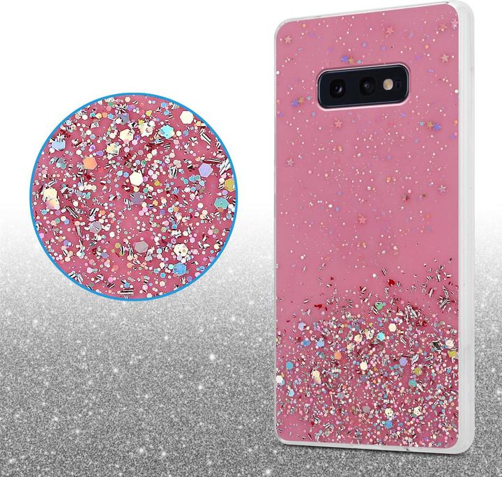 Image du produit Cadorabo Couverture TPU paillettes scintillantes (Samsung Galaxy S10e)