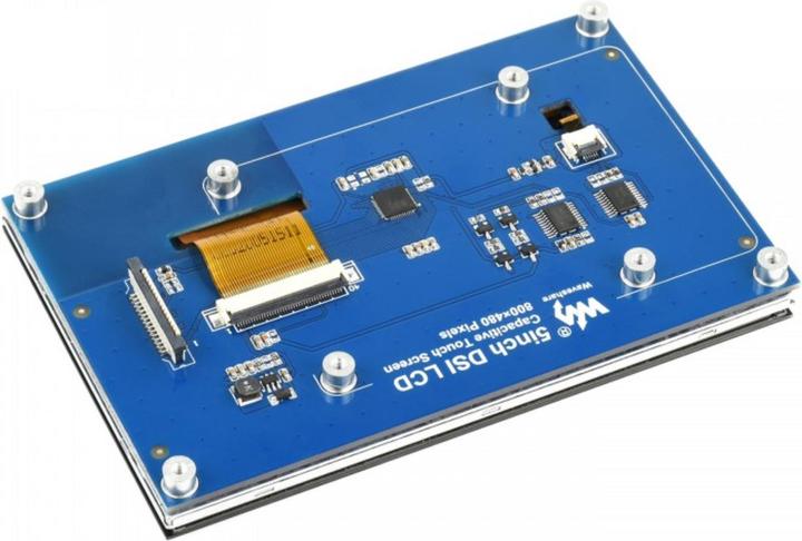 Image du produit WaveShare Écran tactile capacitif 5 pouces pour Raspberry Pi, interface DSI, 800×480
