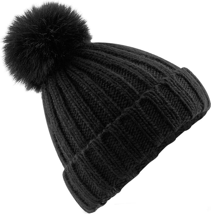 Beechfield Verbier Mütze Bommel (One Size)