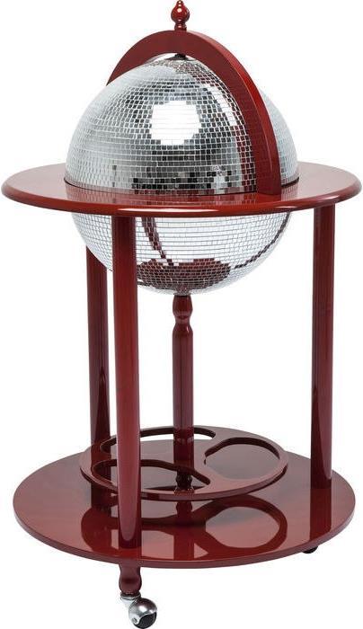 Actual product image Kare Design Globus Bar Disco Red