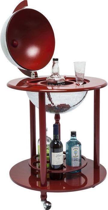 Actual product image Kare Design Globus Bar Disco Red