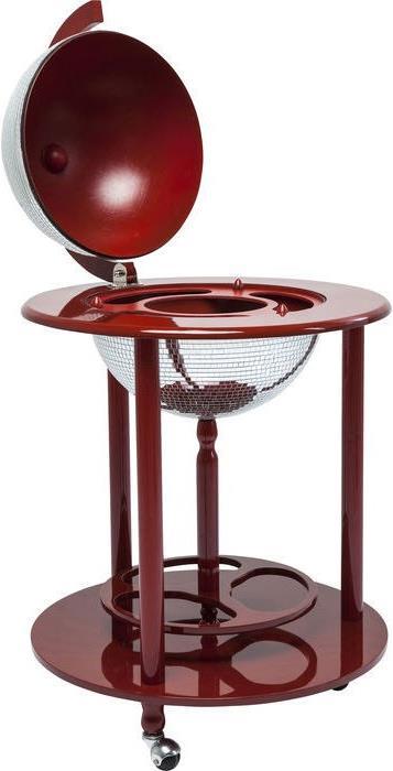 Actual product image Kare Design Globus Bar Disco Red