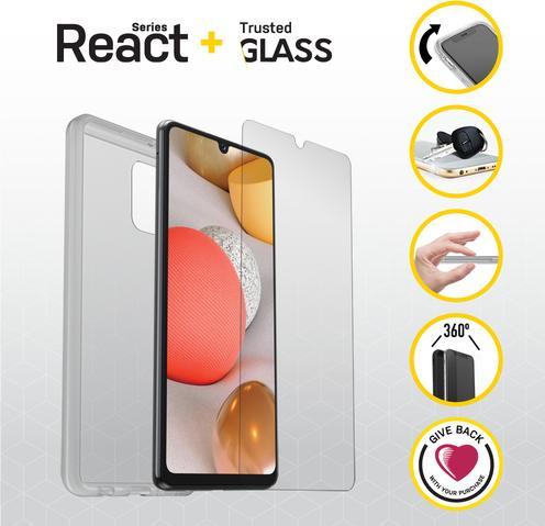Immagine prodotto OtterBox React + Glass Bundle - Kit (Samsung Galaxy A42 5G)