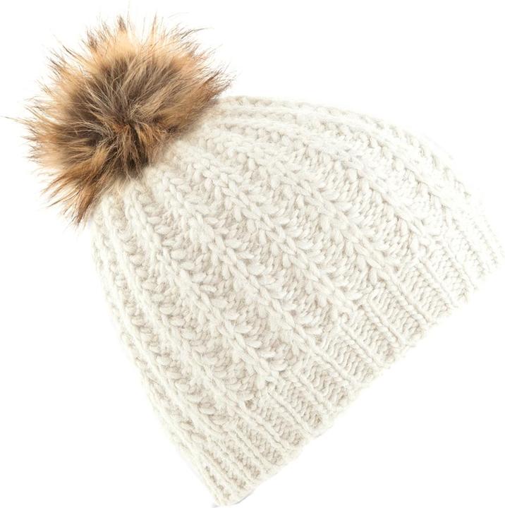 Beechfield Pudelmütze Strickmütze Mit Bommel Aus Kunstpelz (One Size)