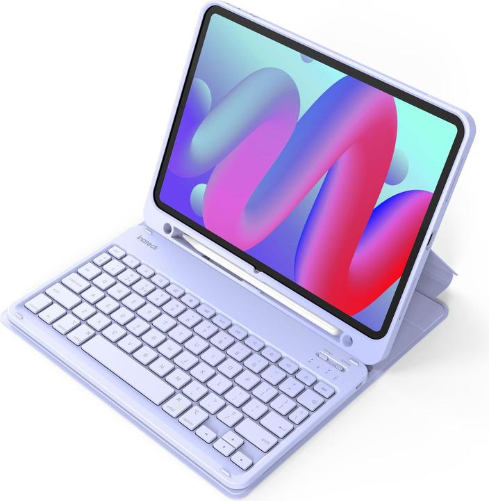 Actual product image Inateck Keyboard iPad 04002 purple (KB04002 purple) (DE, Wireless)