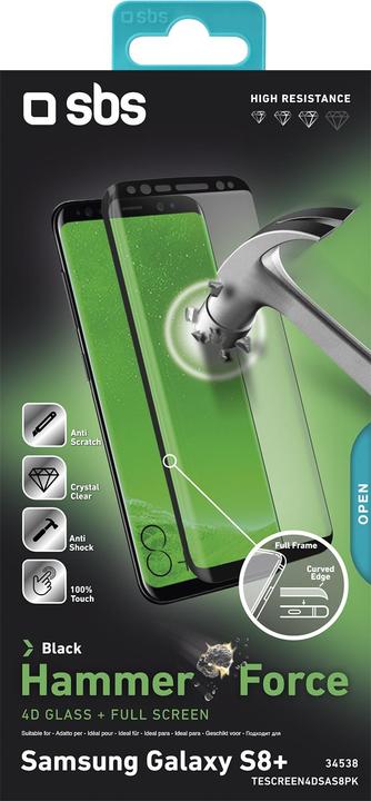 Actual product image SBS 4D Glass Screen Protector for Galaxy S8+ (1 Piece, Samsung Galaxy S21)
