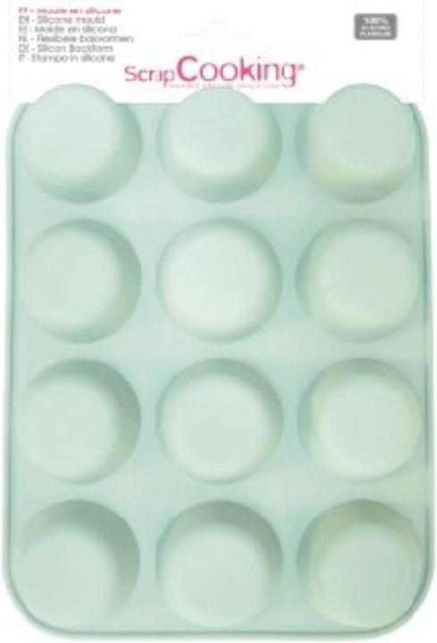 Produktbild ScrapCooking Silikonform 12 Muffins - Funfetti