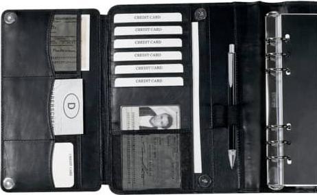 Produktbild Bind Managerplaner A5 Systemplaner inkl. Kalender 1 Woche = 2 Seiten Nappaleder schwarz T 500 (A5, Harter Einband)