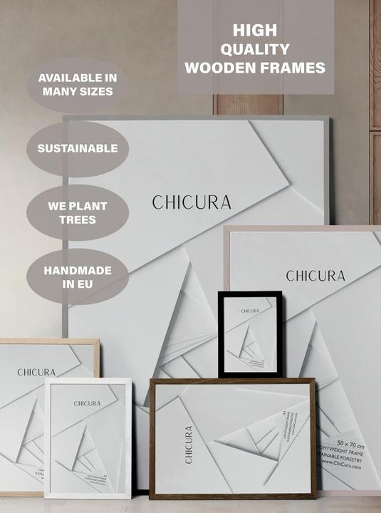 Actual product image ChiCura Holzrahmen - Glas (40 x 60 cm)