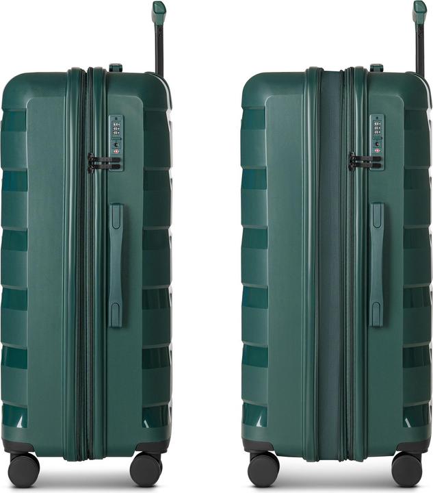 Produktbild D&N South Dakota 4 Rollen Trolley L 76 cm mit Dehnfalte (95 l)