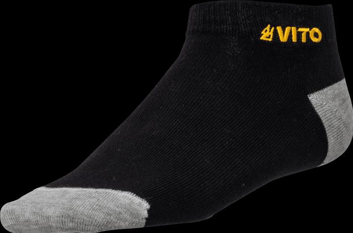 VITO 1 PAAR SCHWARZE SOCKEN EVERYDAY FRESH Grosse 43-47 (Einzelpack, 38 - 42, 35 - 37, 43 - 47)