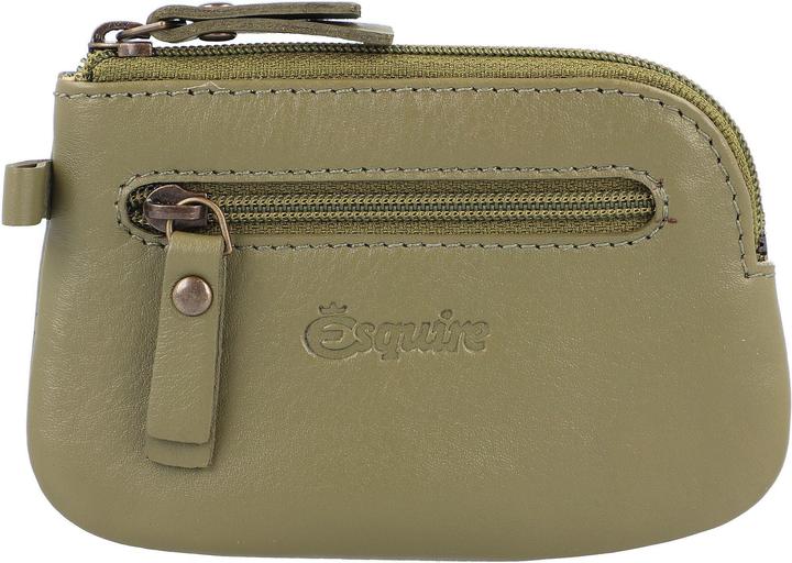 Actual product image Esquire Peru leather key pouch 11 cm