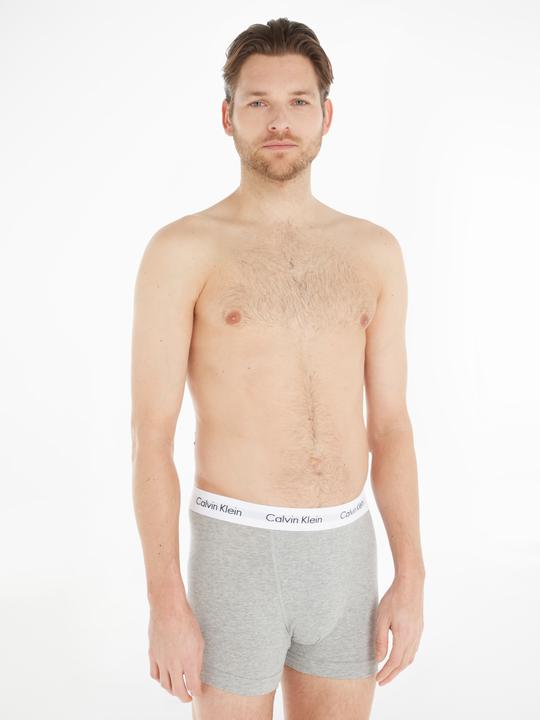 Produktbild Calvin Klein Trunk "Cotton Stretch" grau (S, 3er Pack)