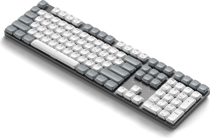 Actual product image Satechi SM3 Slim Mechanical Backlit BT Keyboard Light German (US, Cable)
