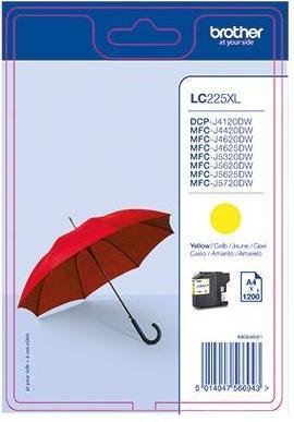 Actual product image Brother Lc-225xly (Y)