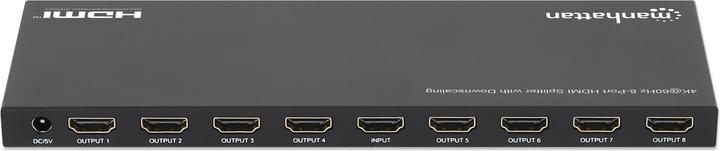 Immagine prodotto Manhattan 4K@60Hz 8-Port HDMI-Splitter mit Downscaling