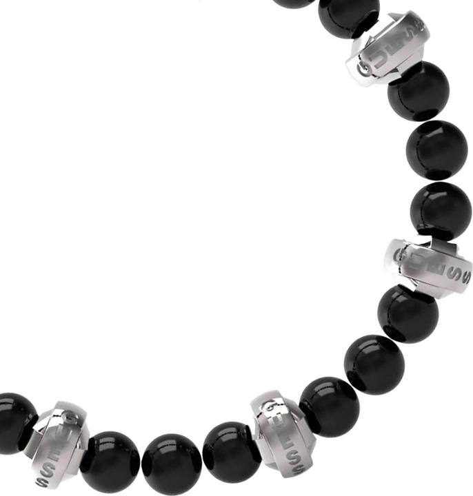 Guess MULTI ONYX BRACELET Armband (18.50 cm, Edelstahl)