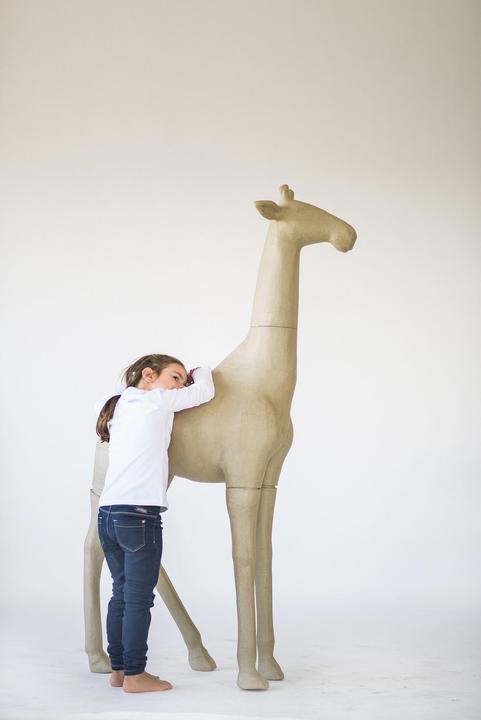 Produktbild Décopatch Papp-Figuren 160 x 80 x 35 cm Giraffe XXL