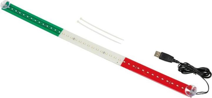 Produktbild Lampa Leuchtflagge 60 cm, 42 LEDS, USB - Italien