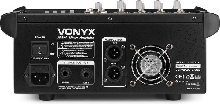 Produktbild Vonyx AM5A Powermixer (Studio- und Livemixer)
