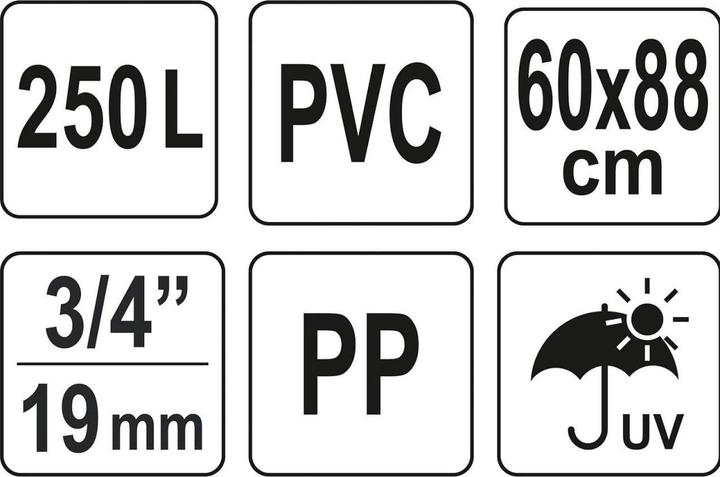 Produktbild Flo-pak Wassertonne 250l (250 l)