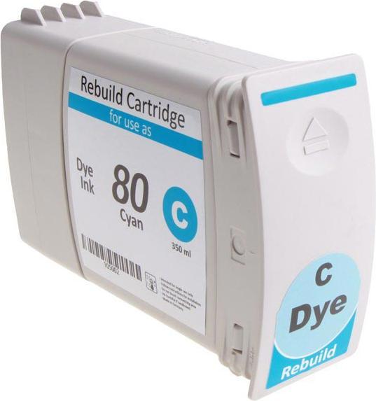 Produktbild Hermex Alternative Tintenpatrone zu HP 80 (C)