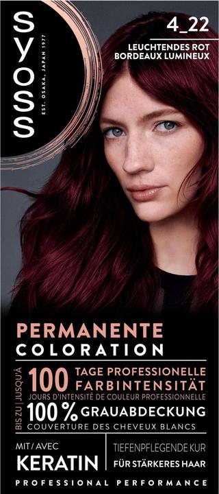 Produktbild Syoss Permanente Coloration (4 22 Leuchtendes Rot)