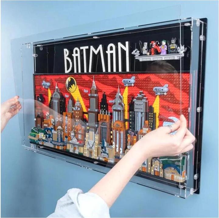 Actual product image iDisplayit Acrylic wall display for LEGO® 76271 Batman: The Animated Series Gotham City