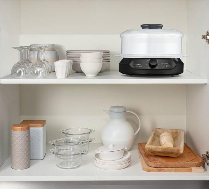 Immagine prodotto Tefal Cuocitore a vapore Minicompact VC139810 2 cestelli a libera installazione Nero