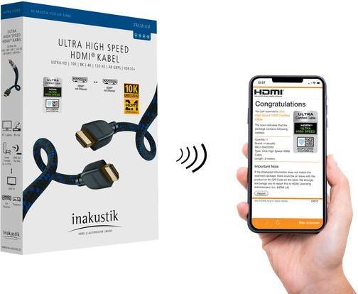 Produktbild Inakustik HDMI – HDMI (3 m, HDMI)