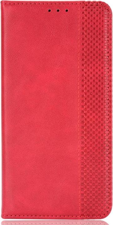Actual product image Cover-Discount Honor Magic6 Pro - Vintage Flip Case Cover red (Honor Magic6 Pro)