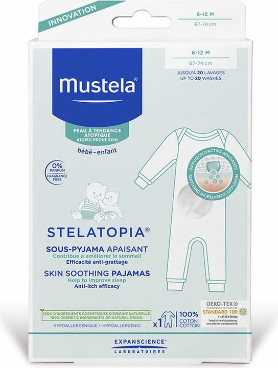 Productafbeelding Mustela Kalmerende onderpyjama Stelatopia 6-12 (6, 7, 8, 9, 10, 11, 12)