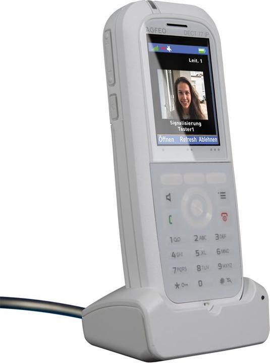 Actual product image Agfeo DECT 78 IP - IP Phone - Gray - Wireless Handset - Desktop/Bank - IP65 - 249