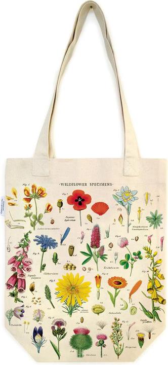 Cavallini Stoffbeutel Wild Flowers - Wildblumen