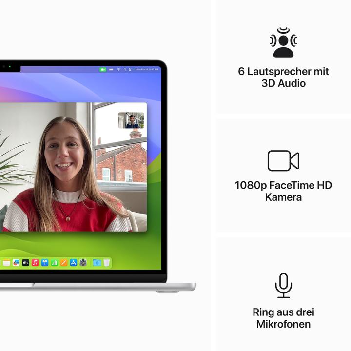 Image du produit Apple MacBook Air – 2024 (15", M3, 8 Go, 256 Go, CH)