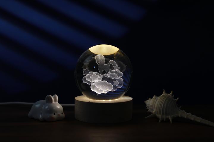 Image du produit Total Juggling iTotal - Crystal Ball Lamp small - Licorne (XL2723)