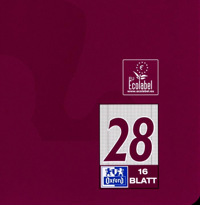 Produktbild Oxford Schulheft, A4, Lineatur 28 (A4, Kariert)