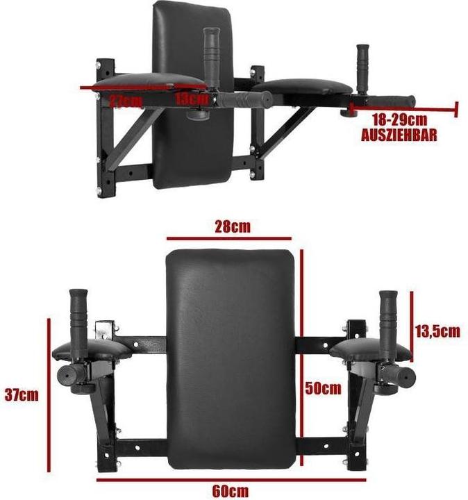 Produktbild Gorilla Sports Dipstation zur Wandbefestigung