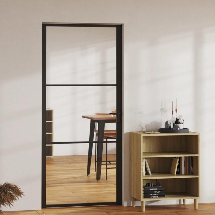 Produktbild Diverse Hardware Innentür ESG Glas und Aluminium 93x201,5 cm Schwarz