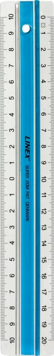 Actual product image Linex S20MM Super ruler blue (20 cm)