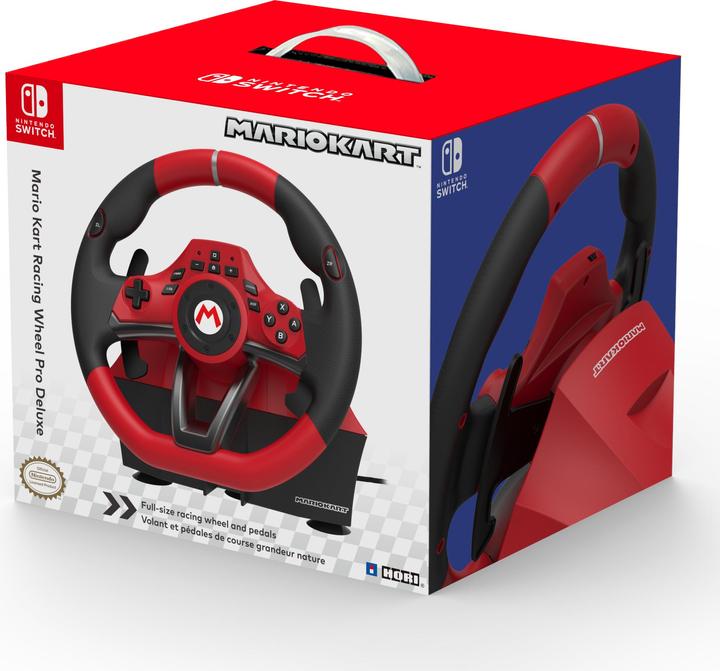 Actual product image HORI Mario Kart Racing Wheel Pro Deluxe (Switch, PC)