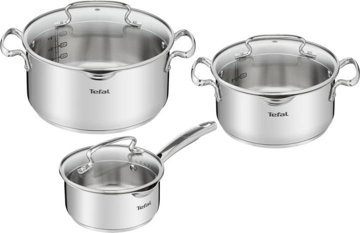 Tefal Duetto Plus (24 cm, Casserole, Acier inoxydable)